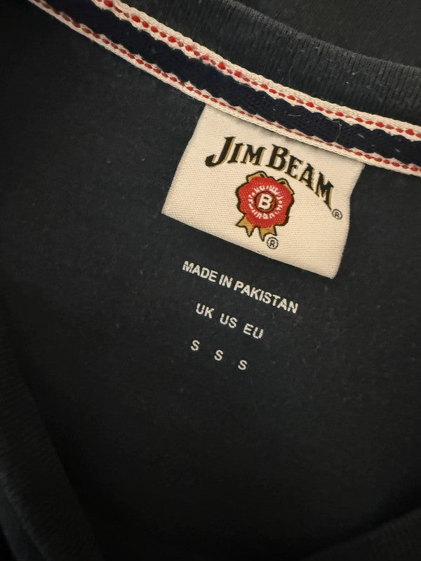 Jim Beam Black Distressed Graphic Tshirt - Small