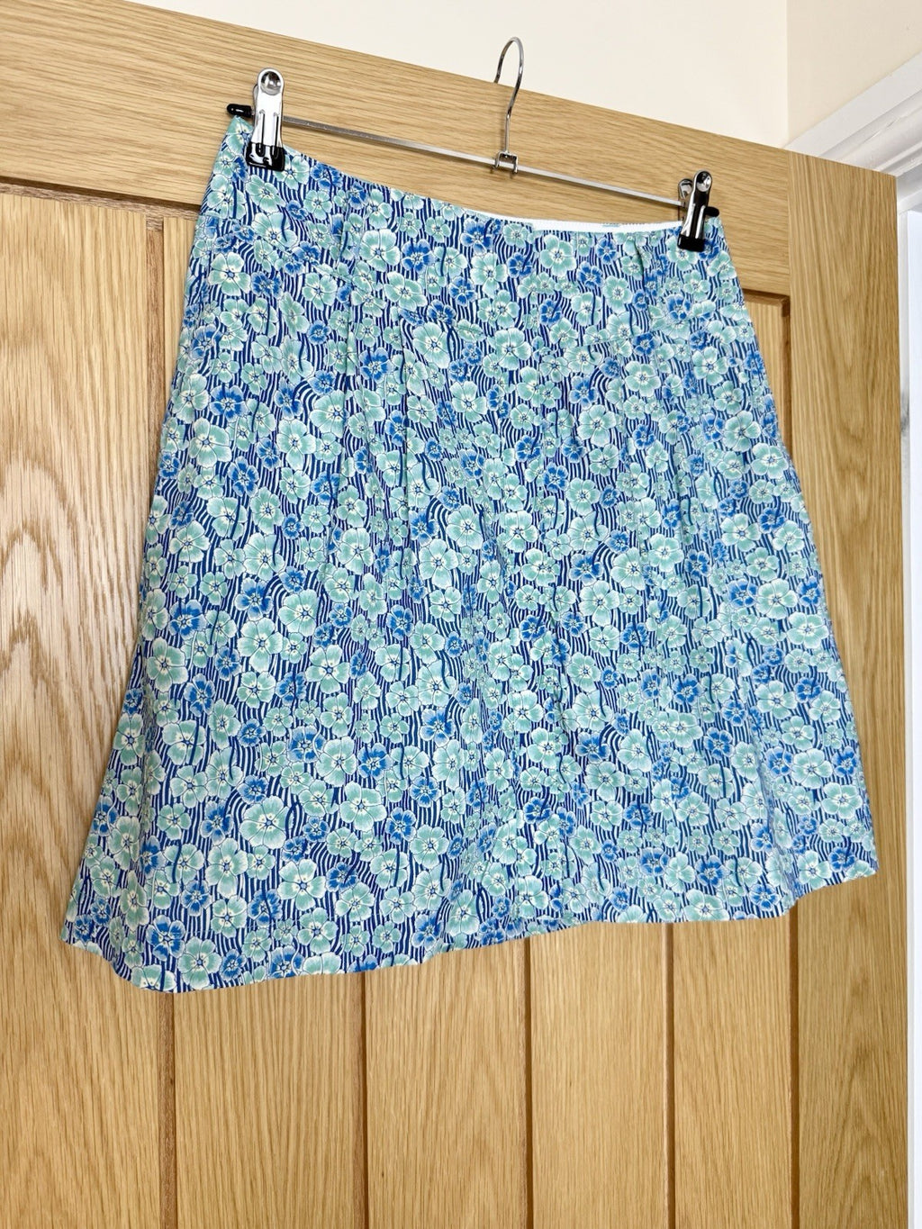 Marc O’Polo Blue Green Floral Skirt - UK 10