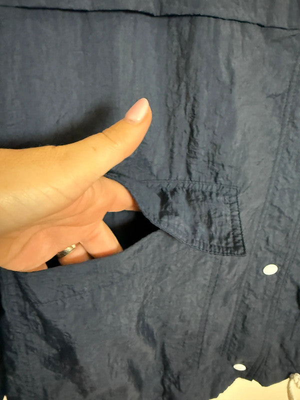 Rossetti Women's Navy Showerproof Lined Windbreaker - Size 14
