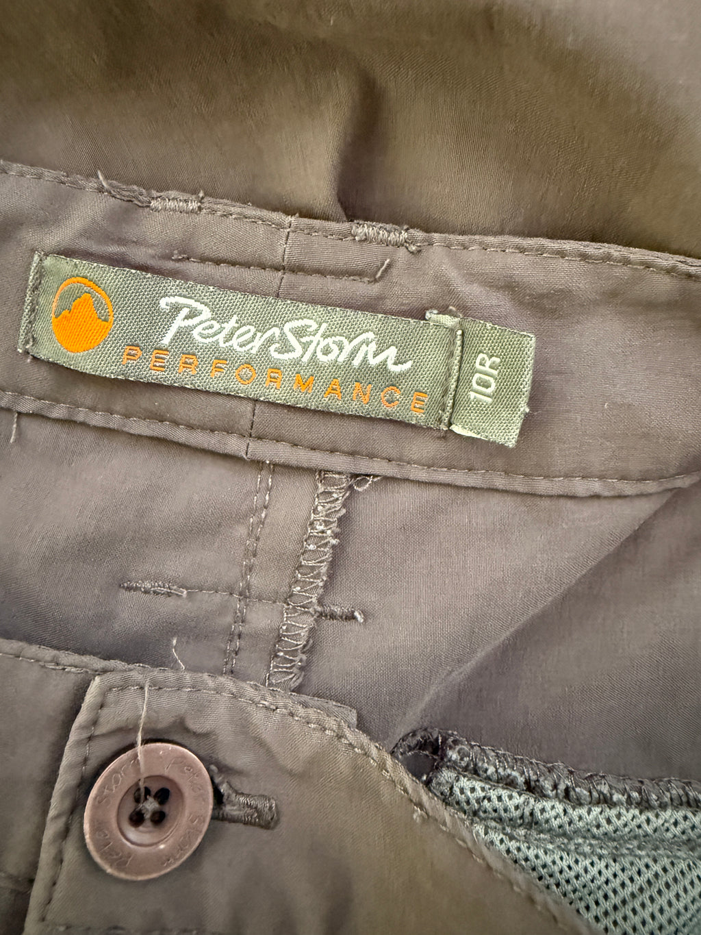 Peter Storm Performance Grey Walking Hiking Trousers UK 10R