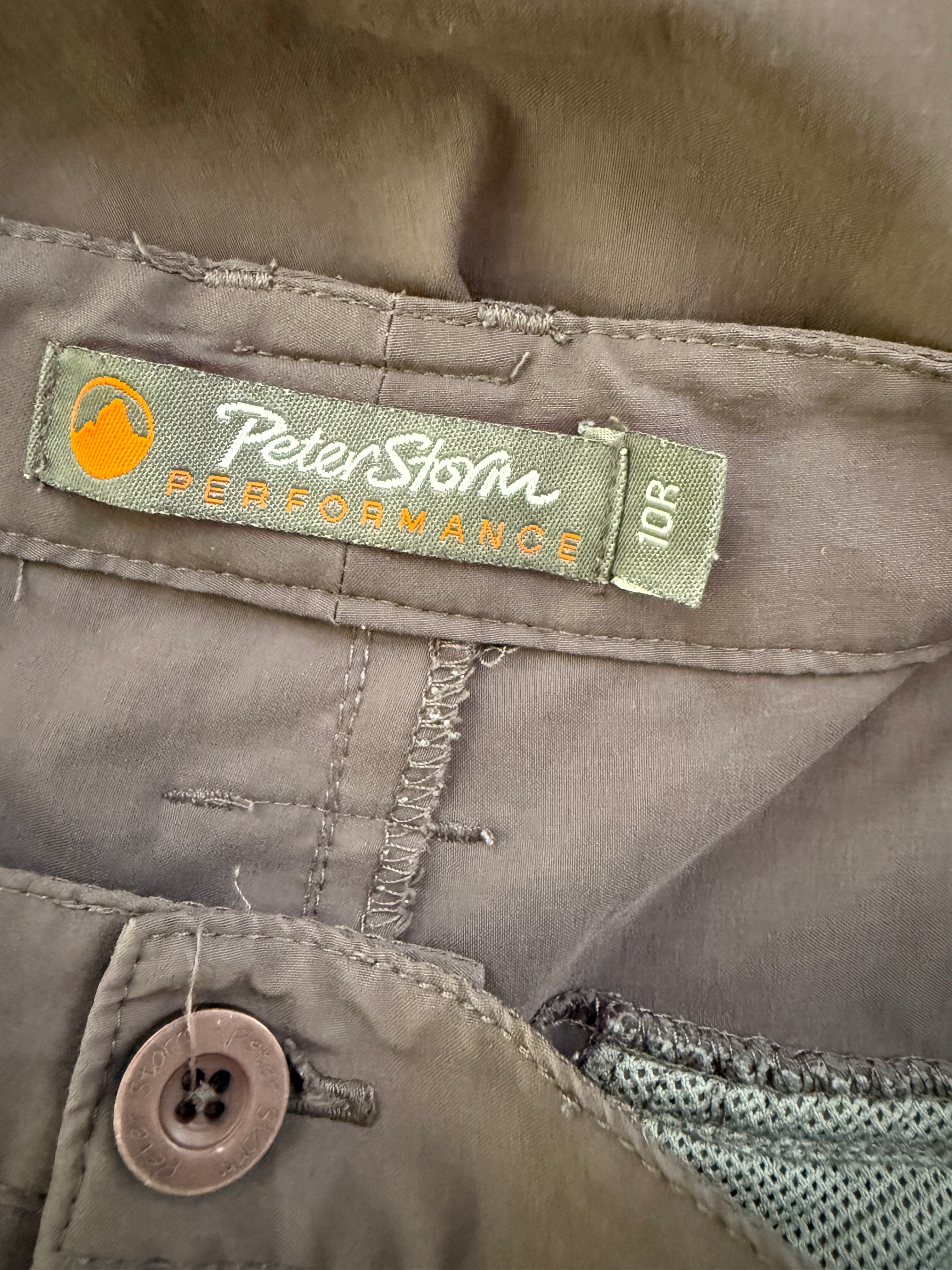 Peter Storm Performance Grey Walking Hiking Trousers UK 10R