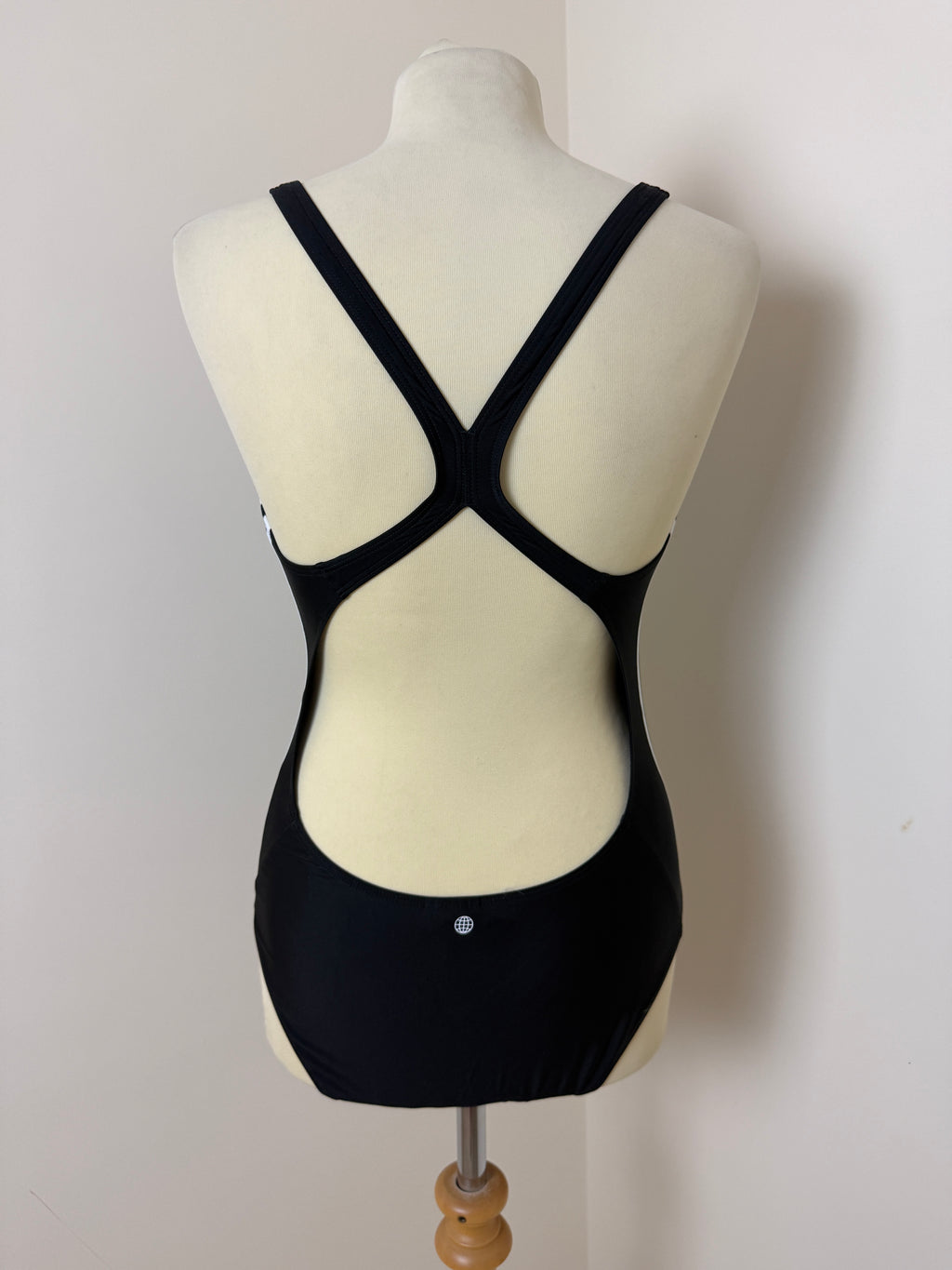 Adidas Black Racer Back Swimsuit UK 14