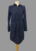 Polo Ralph Lauren Denim Shirt Dress UK8 US4 Dark Wash Cotton