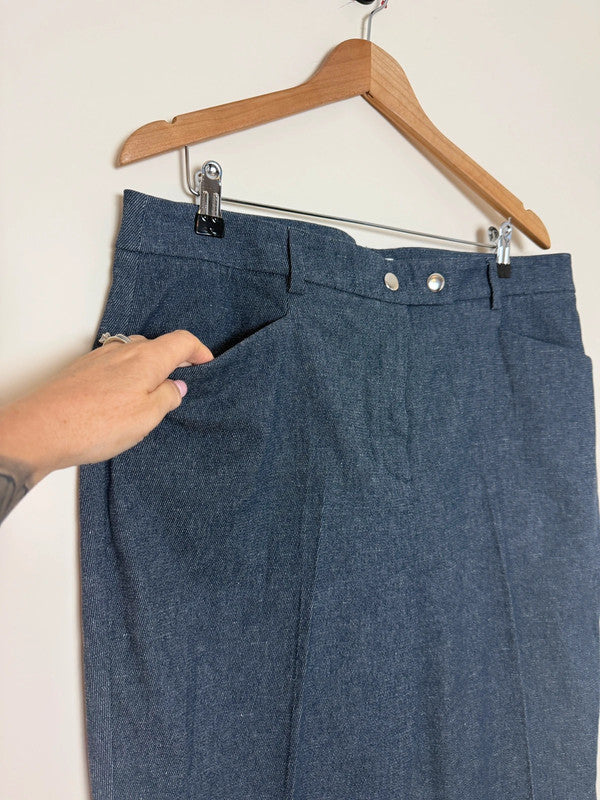 Next Premium Collection Chambray Blue Bootcut Jeans - 18Reg