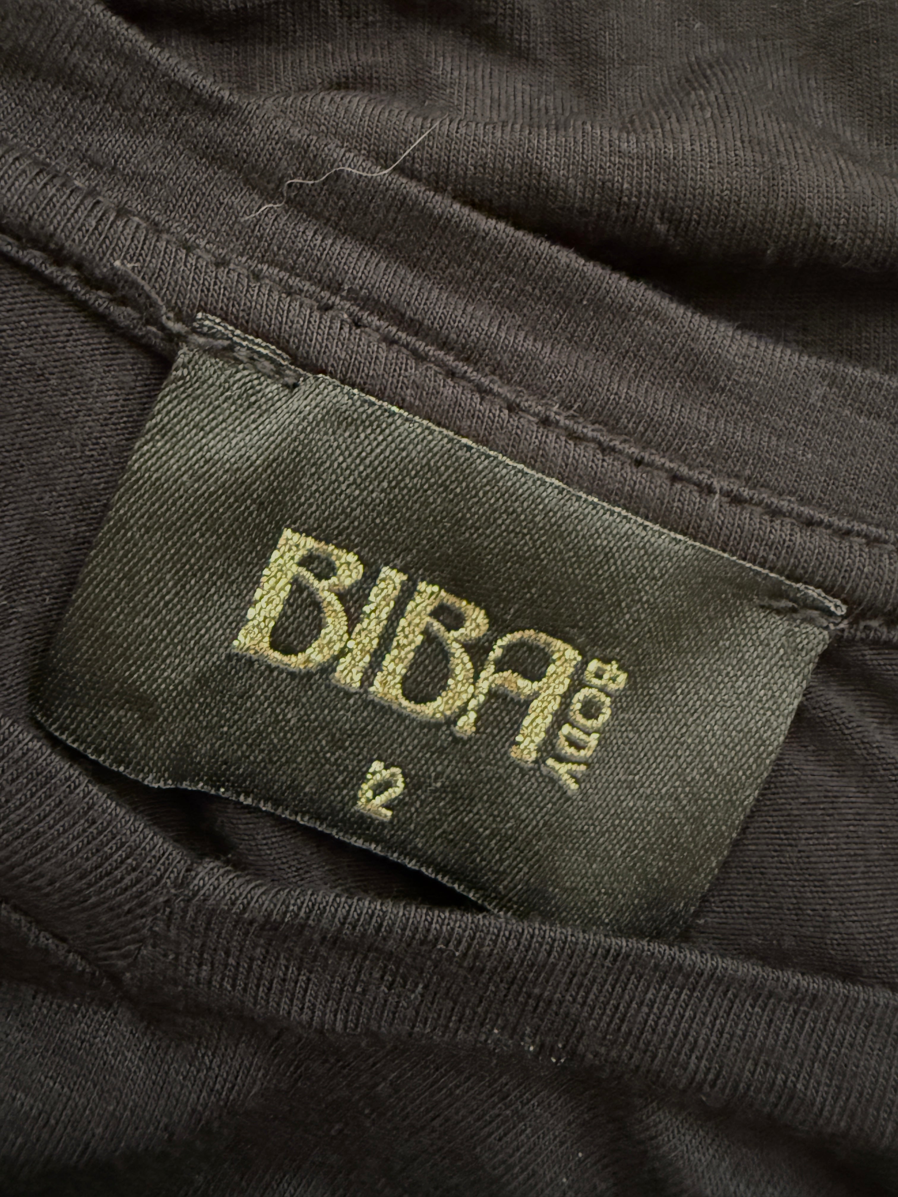 Shopify  Biba Black Gold Logo T Shirt Size 12