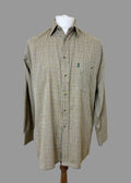 Champion Beige Check Shirt Mens Medium