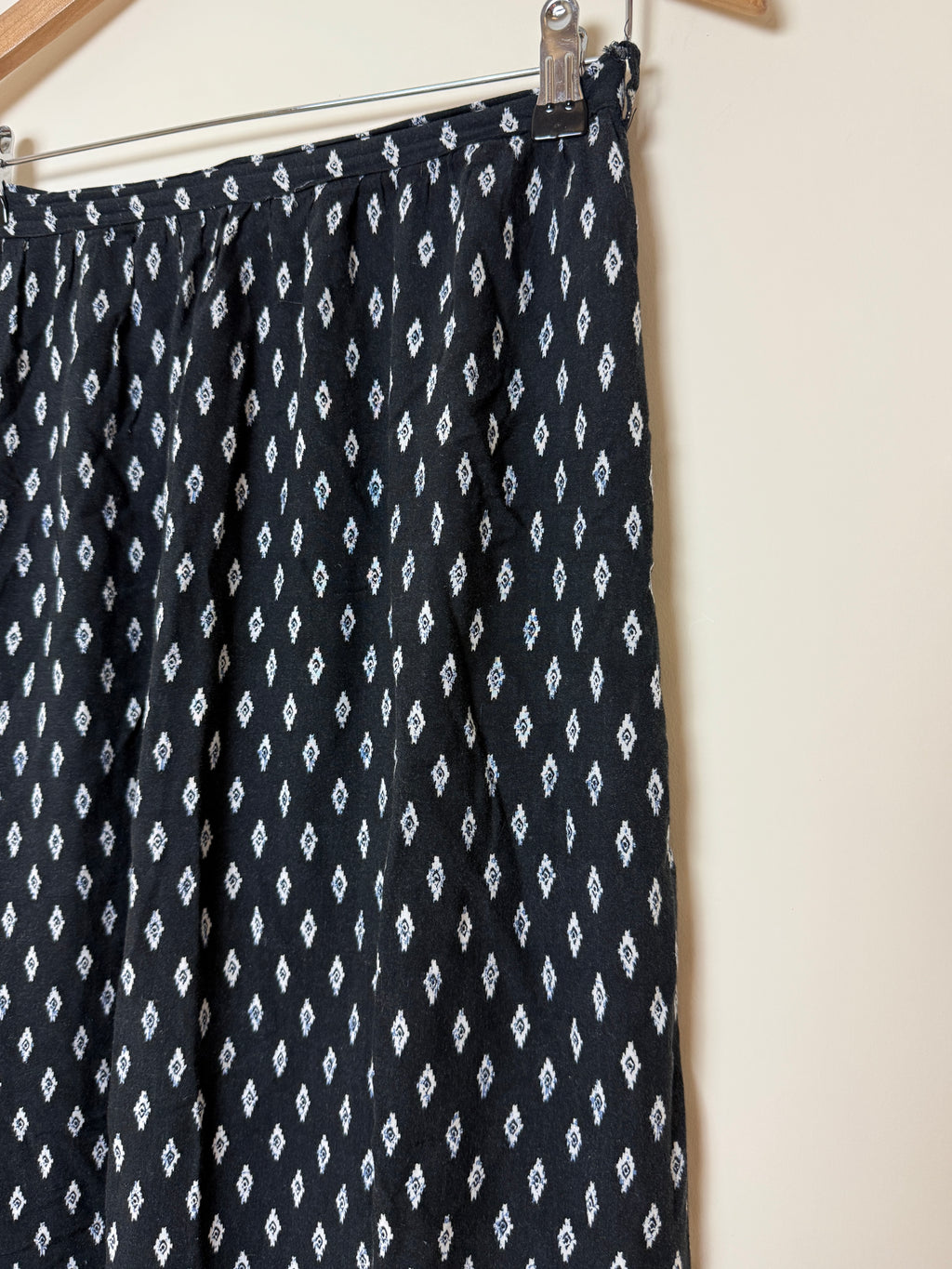 New Look Black Boho Maxi Skirt Size UK 8