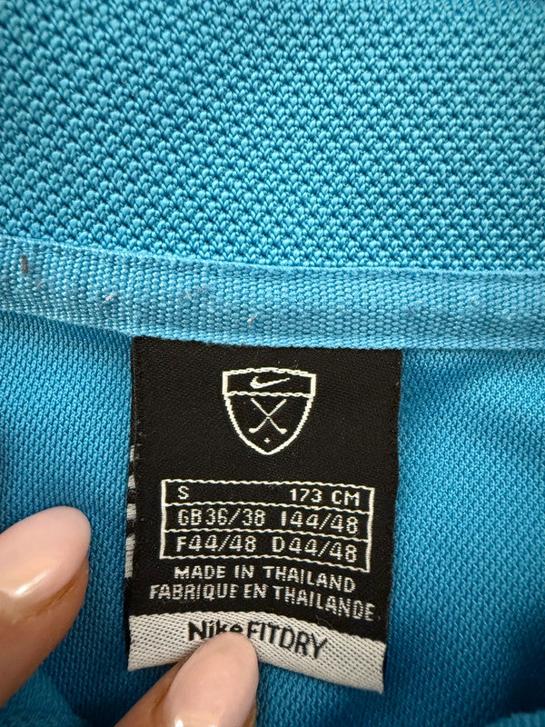 Nike Dri-FIT Vale Do Labo Resort Portugal Blue Golf Polo Shirt - Small