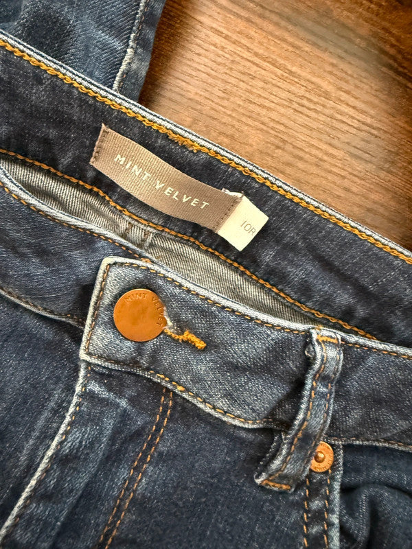 Mint Velvet Dark Blue Slim Fit Skinny Jeans - UK10
